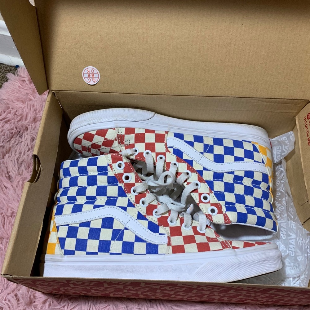 VANS SK8-HI CHECKERBOARD